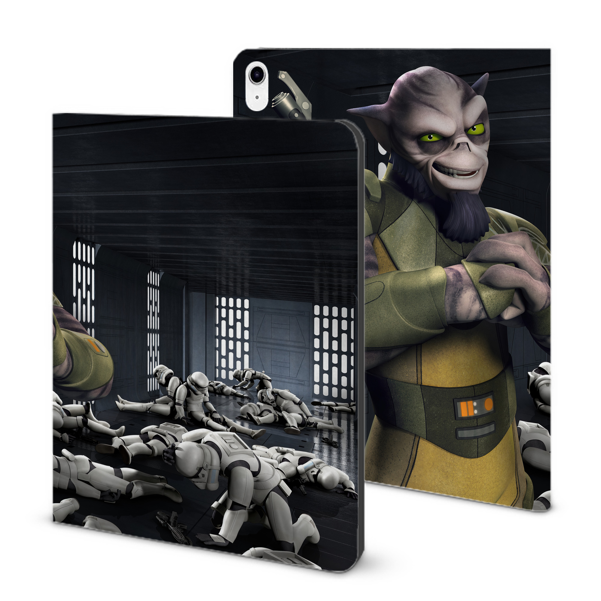 （画像用） スター・ウォーズ Star Wars IPad ケース ブック型 PUレザー TPU 耐衝撃 軽量 薄型 ペン収納なし 全面保護 IPad 各モデル対応